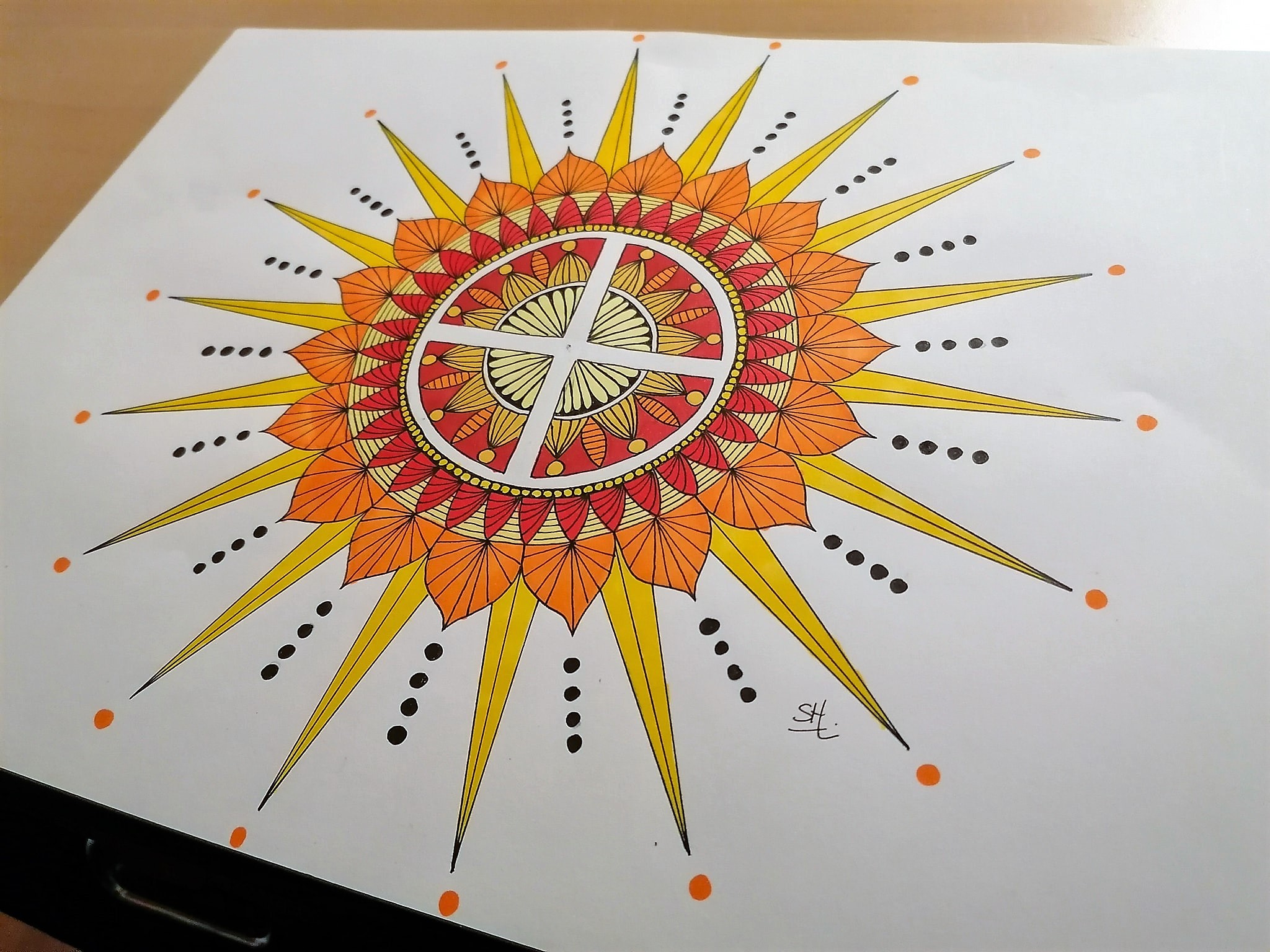 Mandala solaire