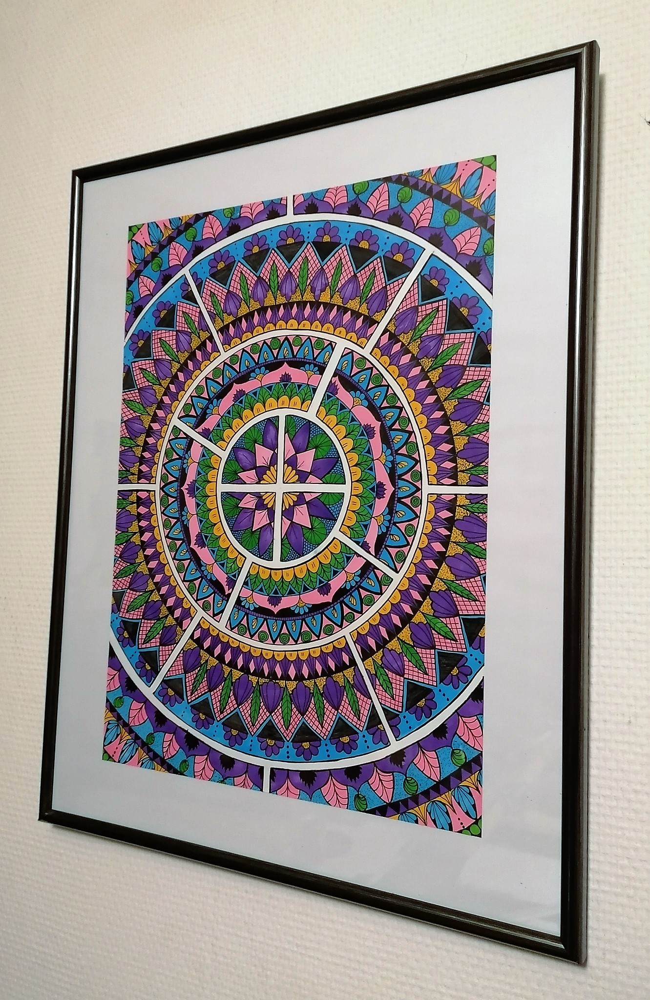 Mandala couleur