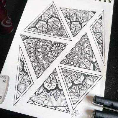 Mandala destructuré