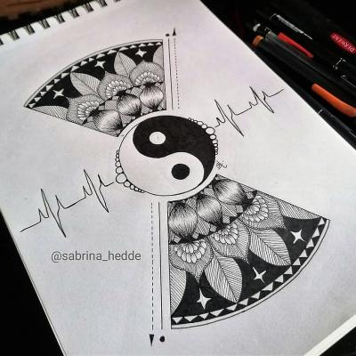 Mandala Yin et Yang