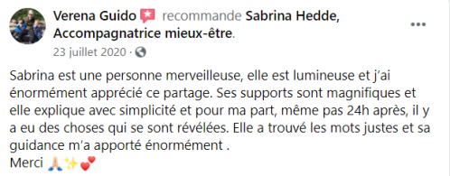 Avis sabrina hedde accompagnatrice mieux etre2